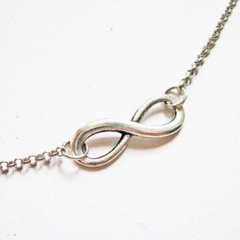 Infinity Necklace, Sterlin..